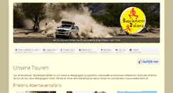 Desktop Screenshot of buschmann-safaris.de